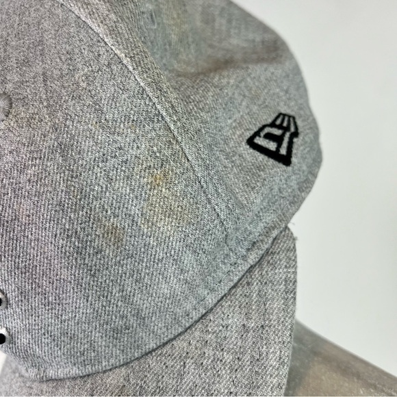 New York Mets Heather Black Grey 59FIFTY Fitted Cap - Picture 3 of 8